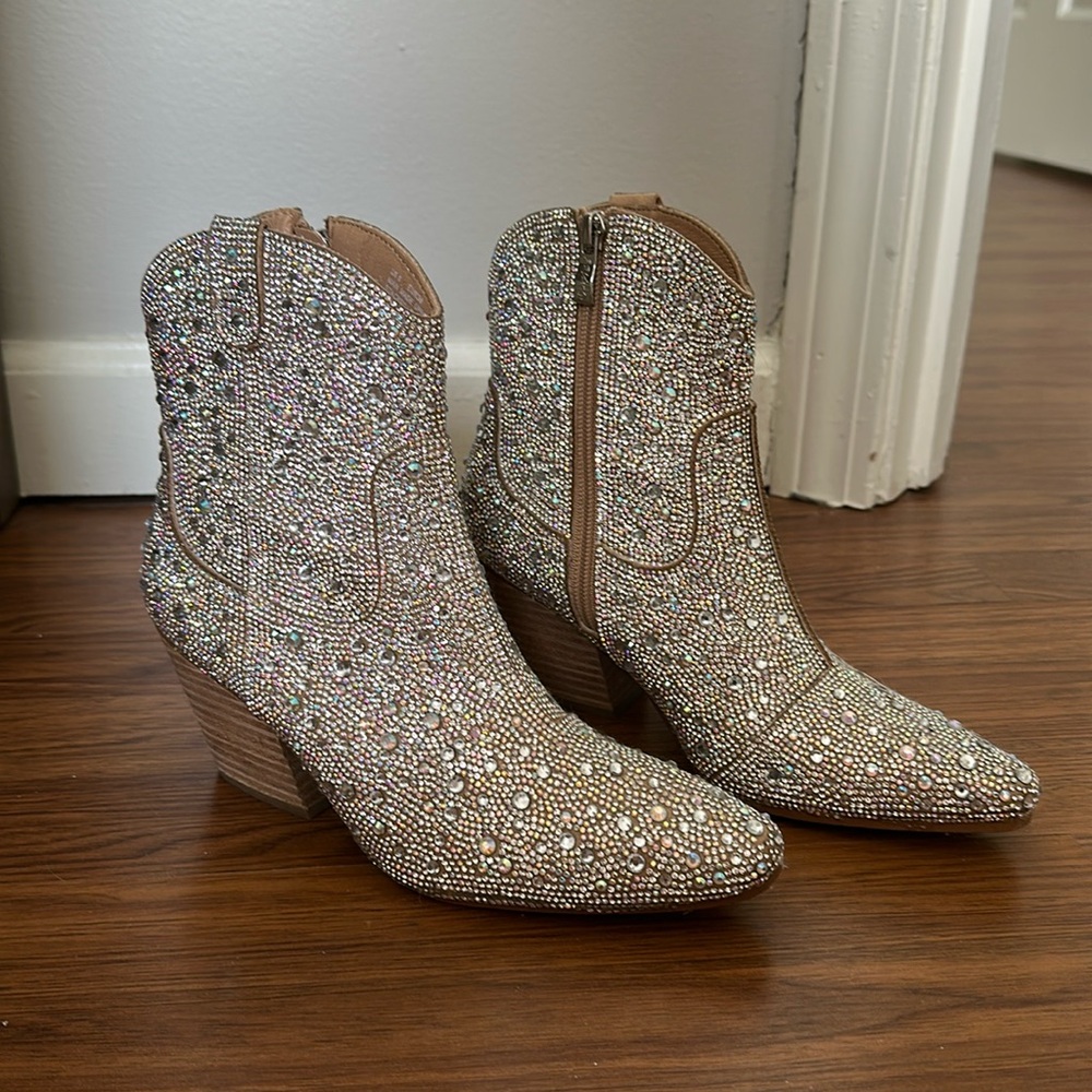 Sparkly Cowboy Booties